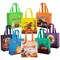8 Pack Halloween Bags Trick or Treat Bags, Reusable Non-Woven Halloween Tote Bags with Handles - Ideal Gift Bags for Halloween, Halloween Supplies, Trick or Treat Halloween Party Favor Bags